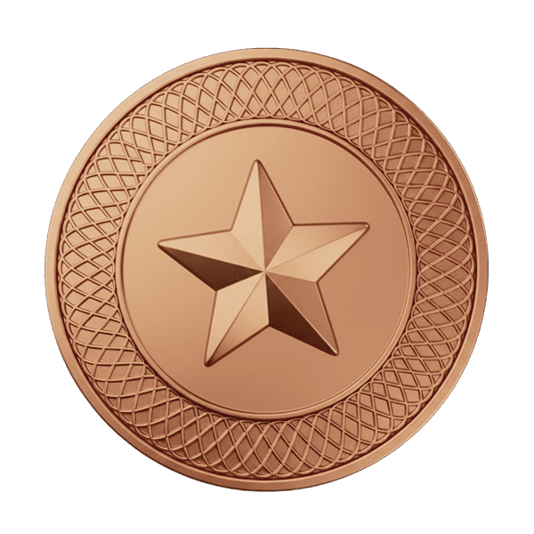 Bronze status medal