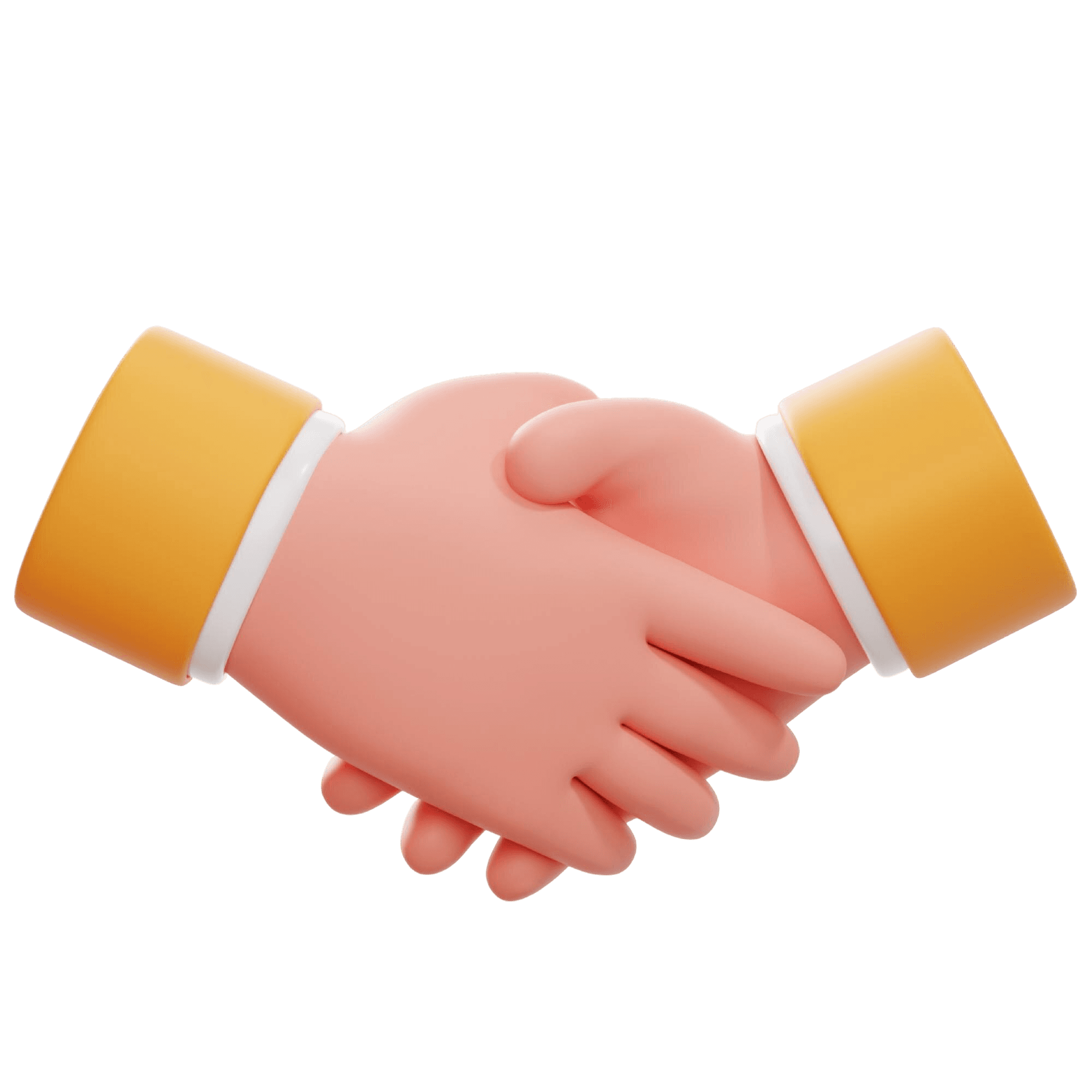 Handshake illustration for referral rewards